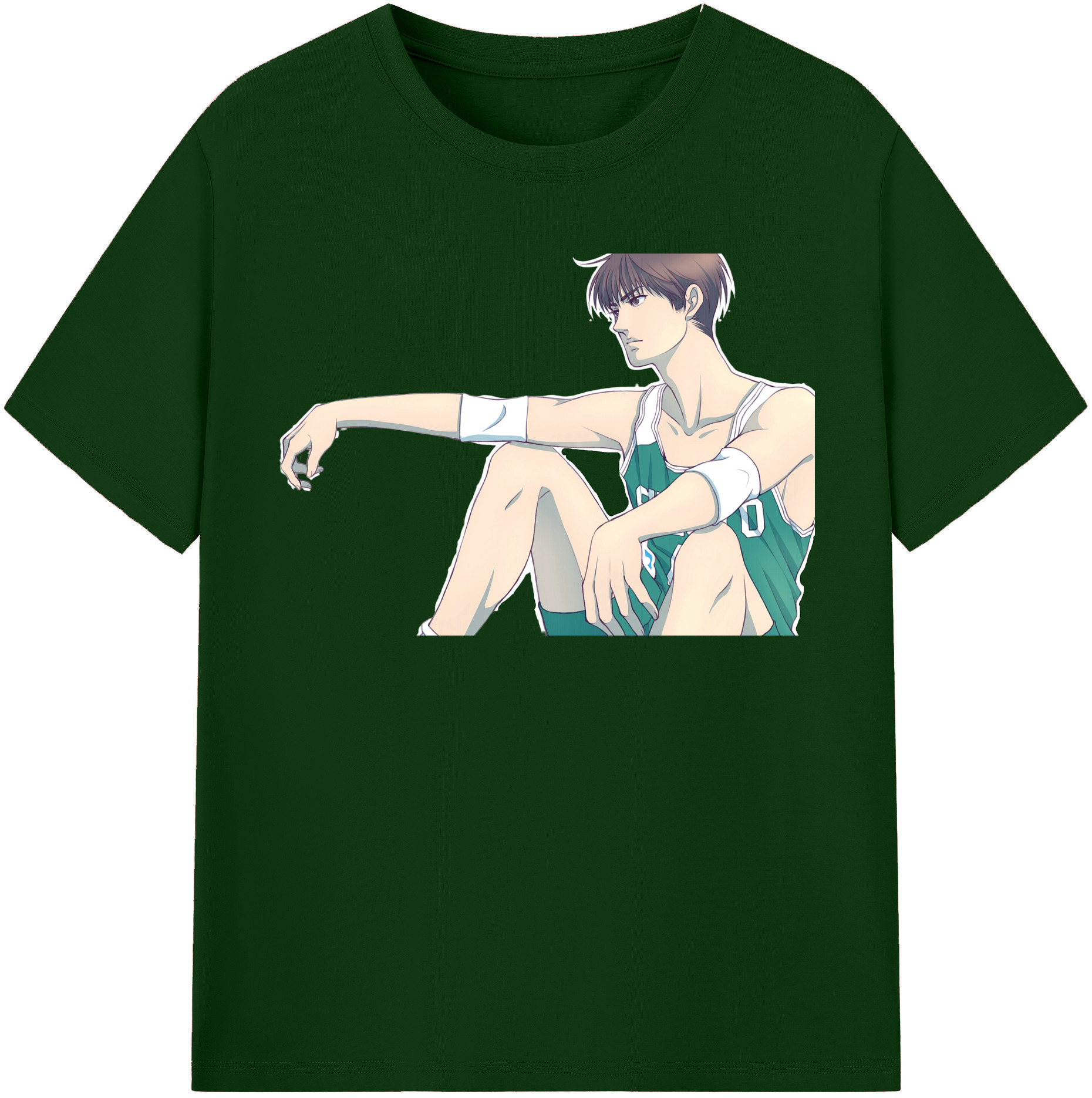 SLAM DUNK／スラムダンク 綿100％半袖Tシャツ（フロントプリント）